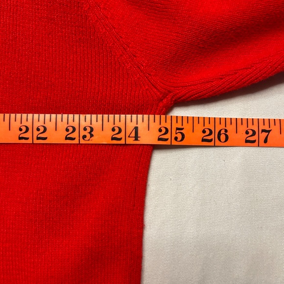 Vintage IB Diffusion L Red Cardigan Sweater - Picture 9 of 12